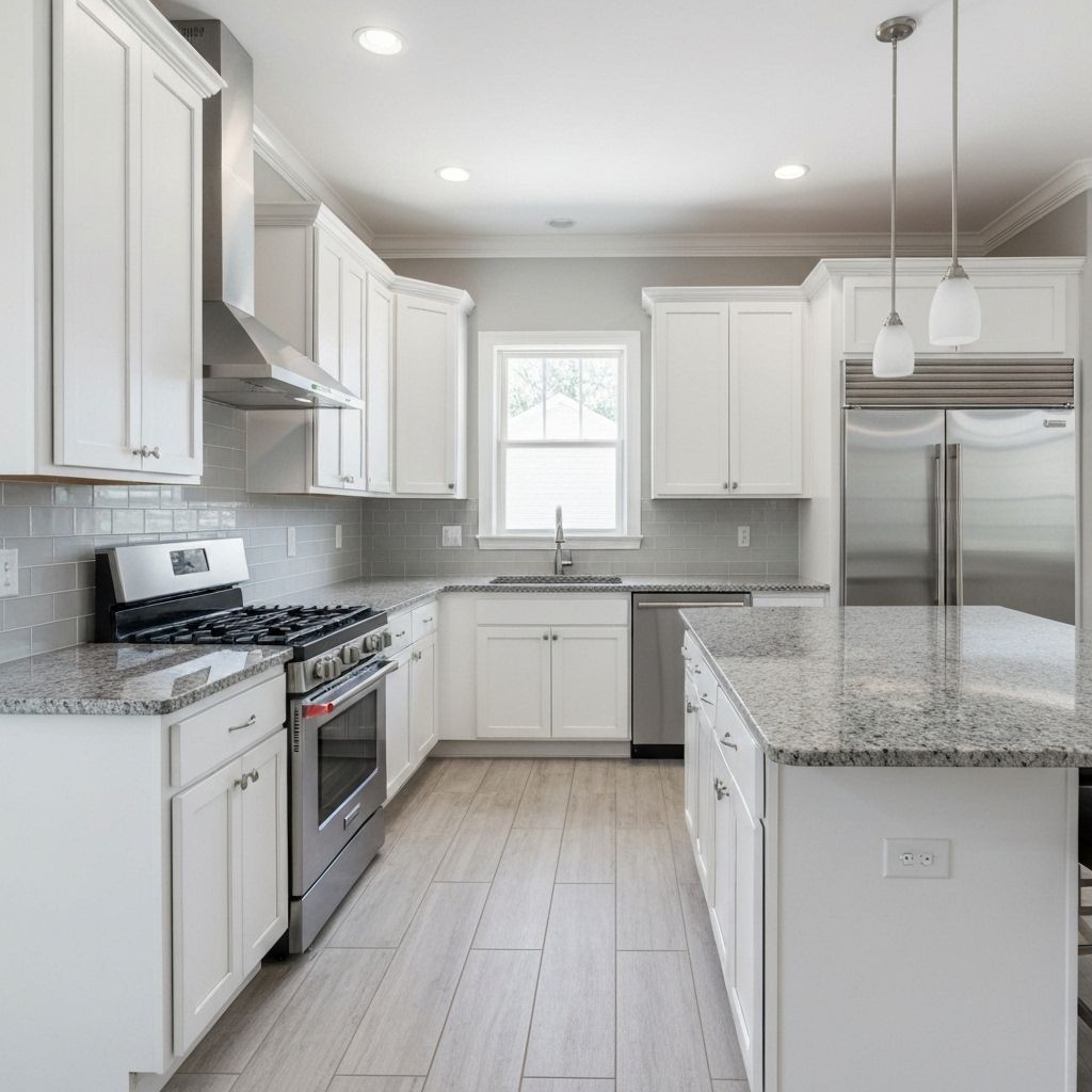 Beautiful kitchen with refinished cabinets