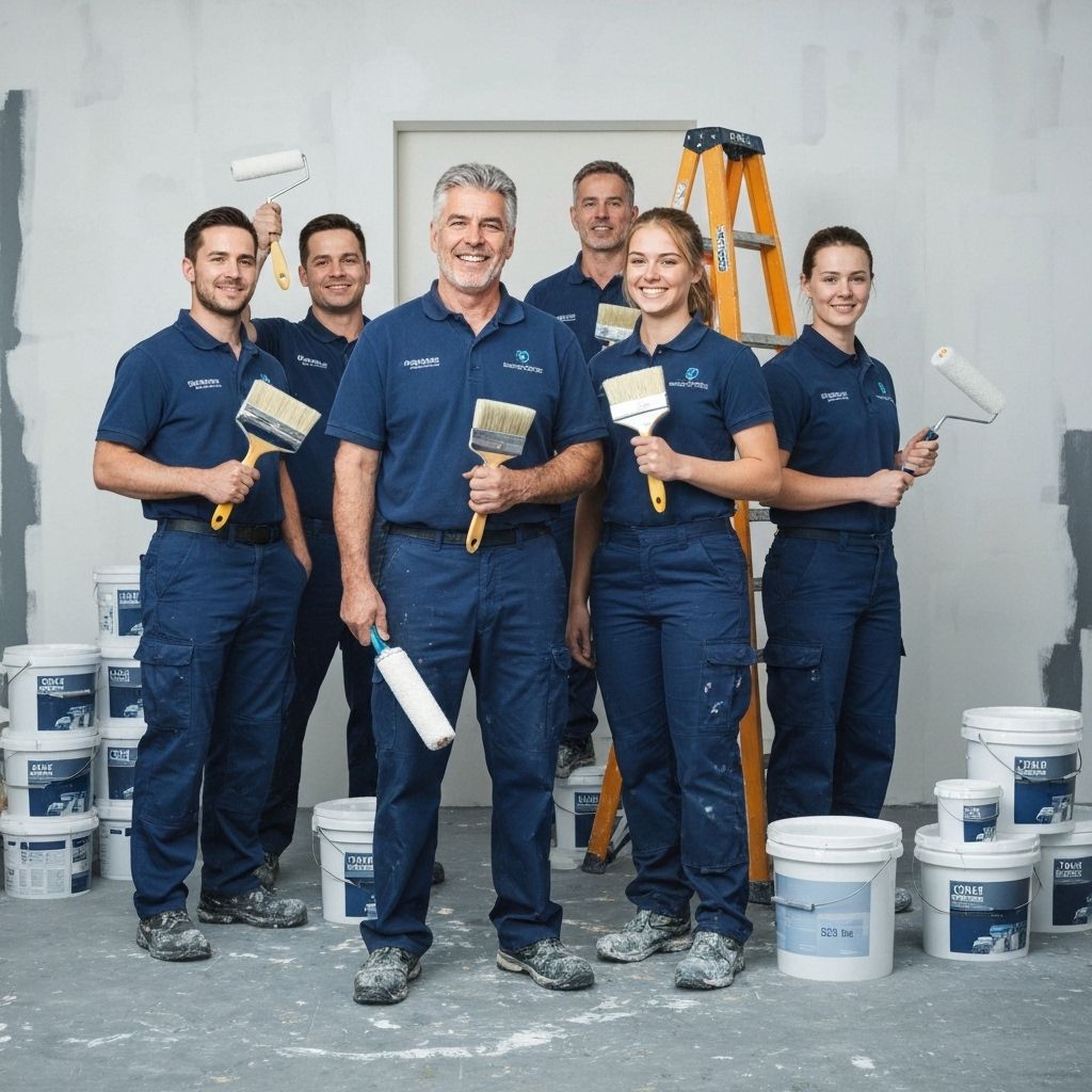 Professional painting team