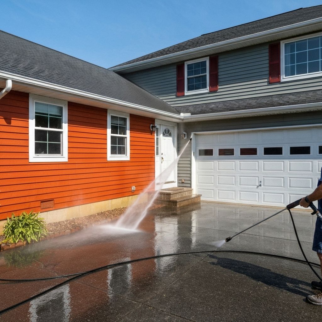 Professional pressure washing service